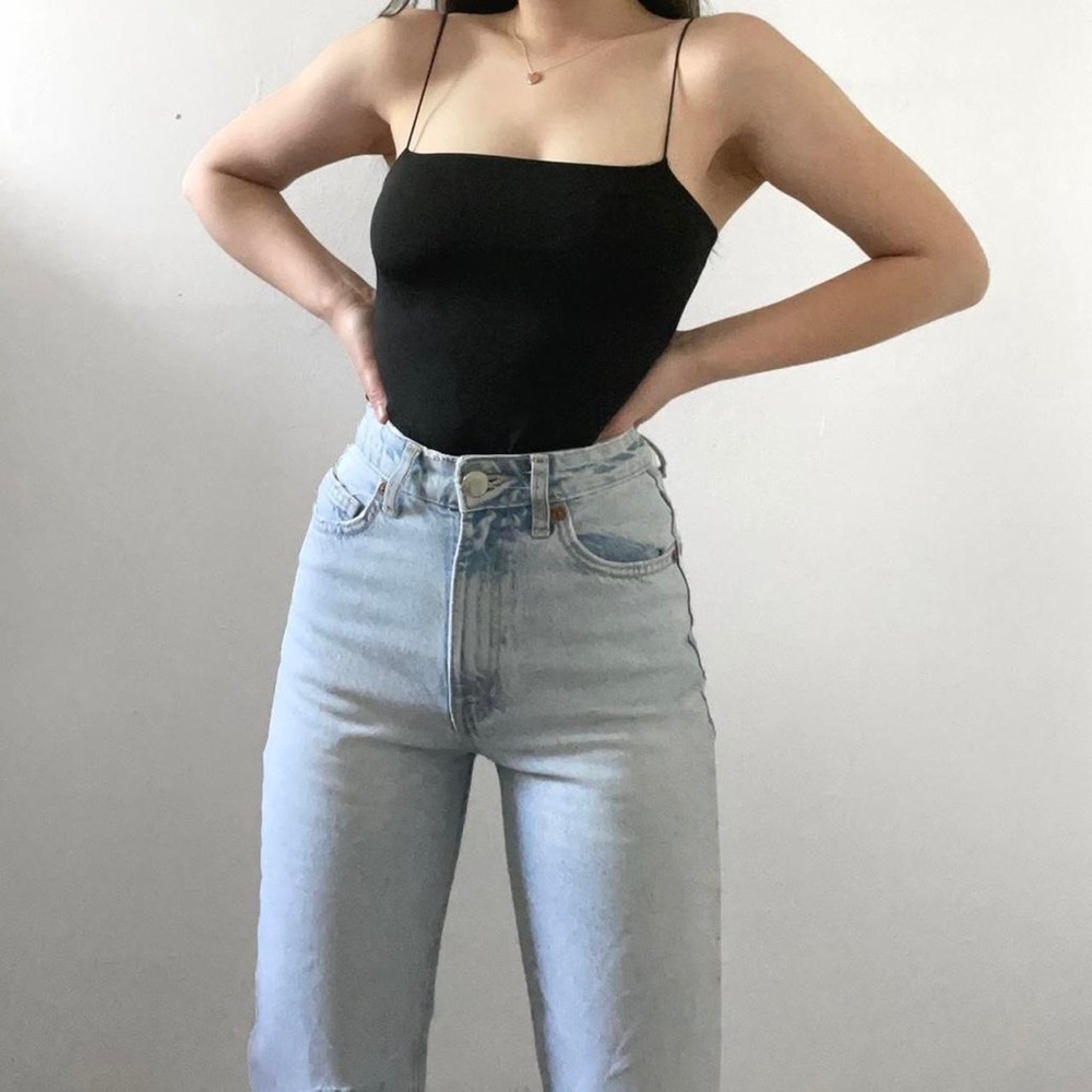 black bodysuit